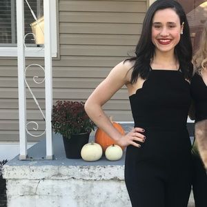 BCBG BLACK JUMPSUIT | SIZE 0